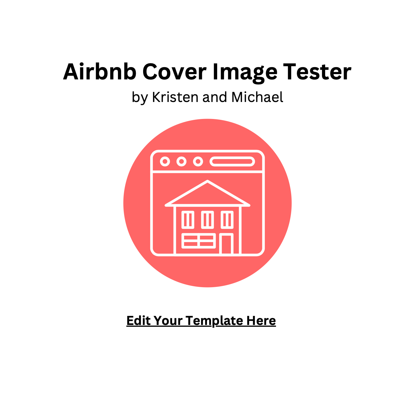 Airbnb Cover Photo Tester (Canva Template)
