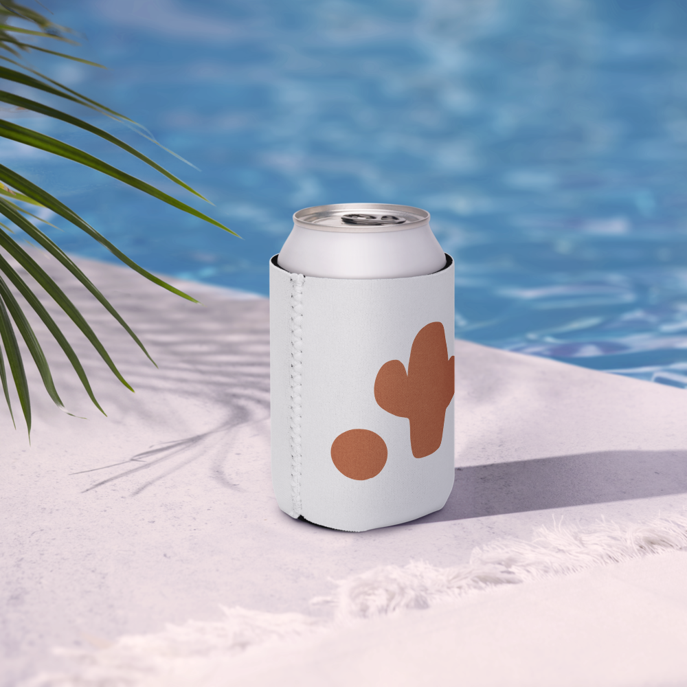 'Cactus & Moon' Drink Coozie