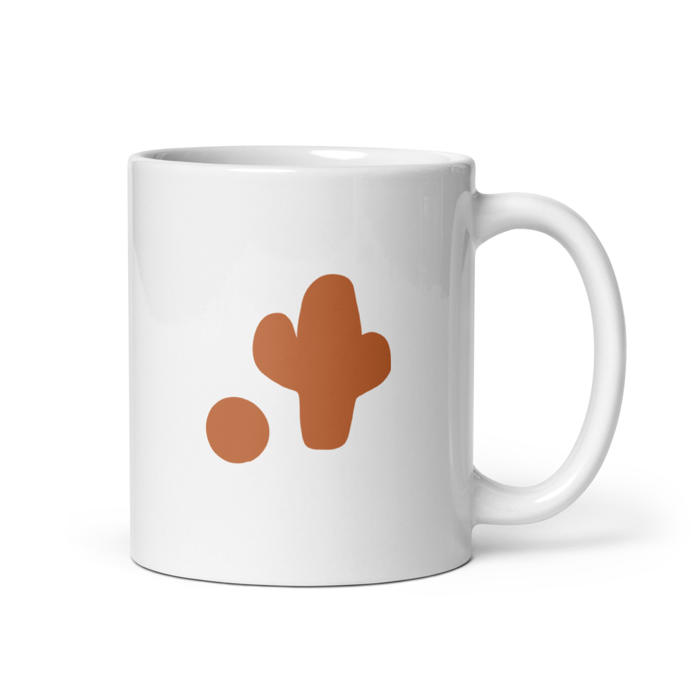 Moon + Cactus Mug