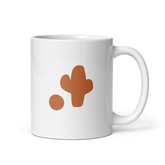 Moon + Cactus Mug