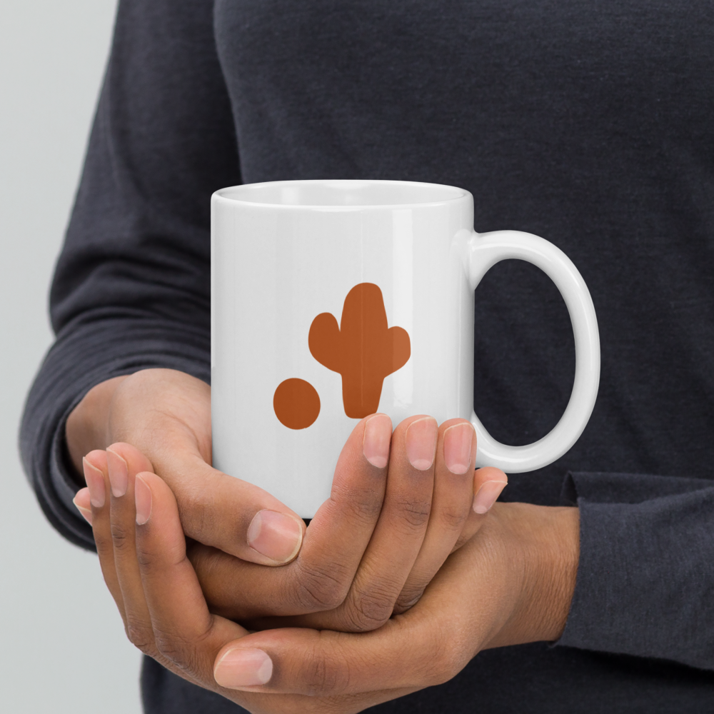 Moon + Cactus Mug